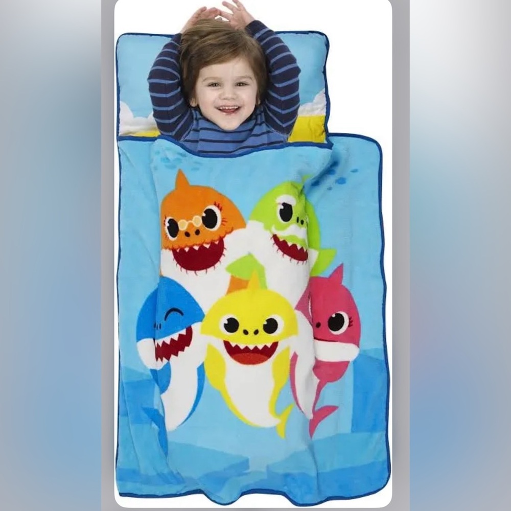 Pinkfong Colorful Baby Shark Nap Mat for  Kids